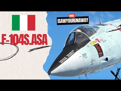 Видео: Пытаюсь выжить на F-104S-ASA в #warthunder