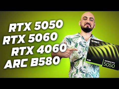 Видео: Что купить? Обзор RTX 5050 vs RTX 5060 vs RTX 4060 vs ARC B580  Игровые тесты в FullHD и QHD (2к)