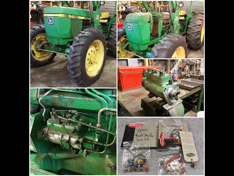 Видео: Топливный насос высокого давления John Deere/CAV и другие ремонтные работы для тракторов. Часть I.