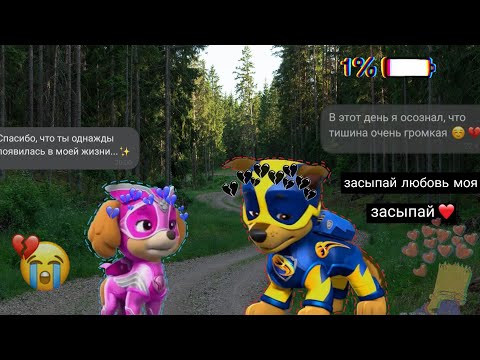 Видео: 😖Скай и Гонщик 😖 (Между строк)~Для канала база хулиганов~ 😖Chase x Skye😖