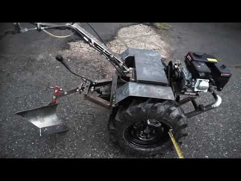 Видео: Самодельный мотоблок из кпп Заз ( продолжение)