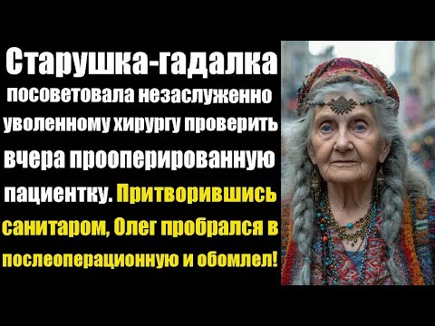 Видео: Старушка-гадалка посоветовала незаслуженно уволенному хирургу проверить вчера прооперированную...