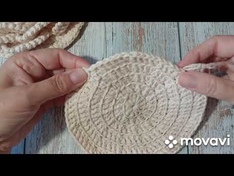 Видео: Сумочка Роза. Летняя. Очень легко. #crochet #сумкакрючком #handmade #сумкадлятелефона 