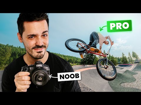 Видео: Я попробовал заняться спортивной фотографией с профессиональным BMX-райдером