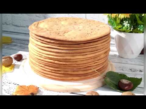 Видео: Медовые коржи для торта. Самые вкусные медовые коржи для торта Медовик!