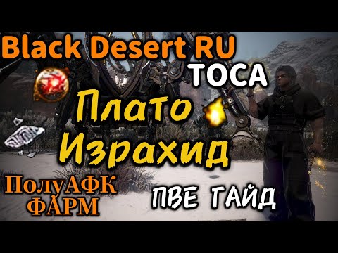 Видео: Гайд - ПВЕ -  ПЛАТО ИЗРАХИД-(Паук,нога) - ТОСА - Black Desert RU #bdo #бдо #blackdesert