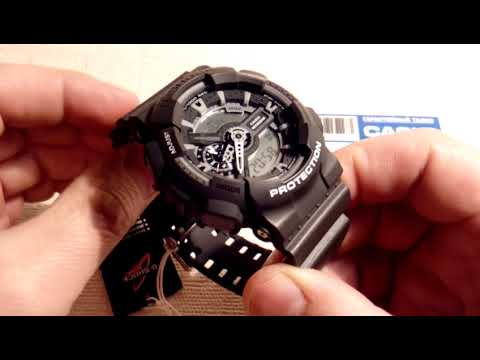 Видео: GA-110 G-SHOCK  CASIO НАСТРОЙКА