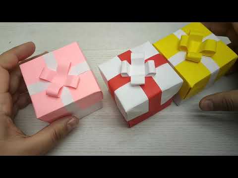 Видео: Как сделать коробку из бумаги / Paper box DIY