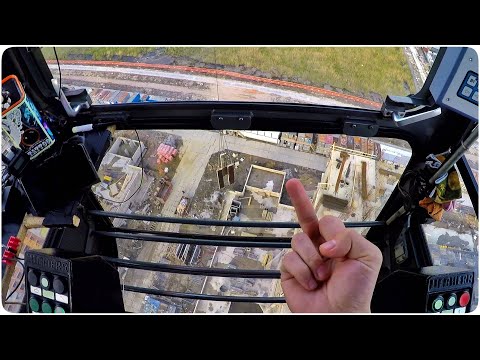 Видео: Крановщик. О стропалях и работе на высоте. The work of the crane operator.