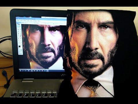 Видео: Цветоделение для шелкографии 17 CMYK на черную ткань
