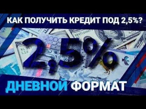 Видео: Как получить кредит под 2,5%? / Дневной формат 10.04.2023