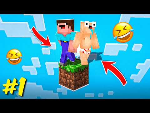 Видео: 😱2 НУБТЫҢ 1 БЛОКТА Өмір Сүру Хикаясы😂 БІР БЛОК - 1 Бөлім! ҚАЗАҚША МАЙНКРАФТ
