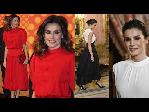 Видео: Очень красивая и стильная королева Испании Летиция. Мода и стиль/Испанская королевская семья/Биог...