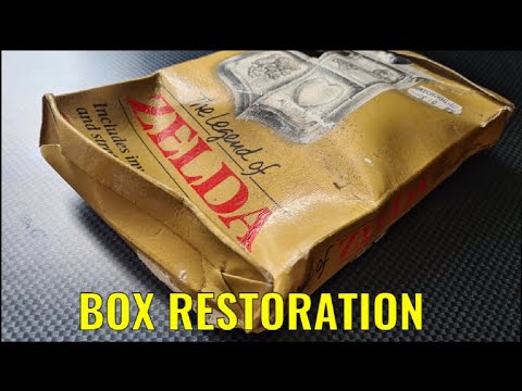 Видео: ВОССТАНОВЛЕНИЕ КОРОБКИ NINTENDO ZELDA... МОЖЕМ ЛИ МЫ ЕЁ СОХРАНИТЬ? #nintendo #zelda #реставрация ...