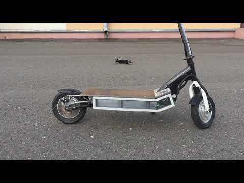 Видео: Самокат из гироскутера версия 3