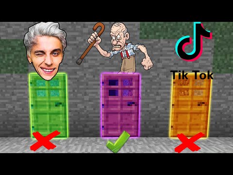 Видео: ВЫБЕРИ ПРАВИЛЬНУЮ ДВЕРЬ ВЛАД А4 ПАПА БАБКИ ГРЕННИ ЛАЙФХАКИ ИЗ ТИК ТОКА В МАЙНКРАФТ ТРОЛЛИНГ ЛОВУШКА