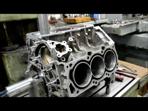 Видео: Гильзовка алюминиевого блока