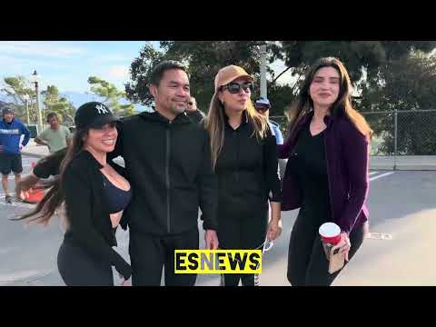 Видео: Народный чемпион. Красивая мексиканская фанатка хочет сфотографироваться с Мэнни Пакьяо.