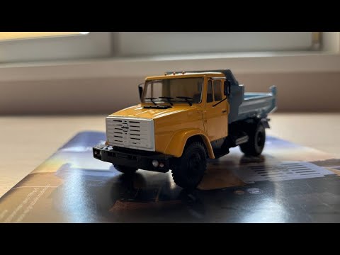 Видео: Модель из серии легендарные грузовики СССР зил мм3 4508 номер 38