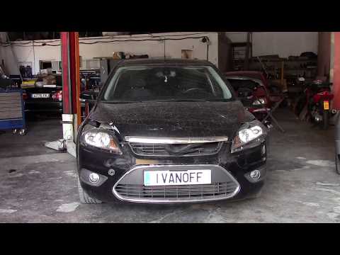 Видео: Ремонт автомобиля Ford Focus 2008, передний удар, меняем, ремонтируем, красим