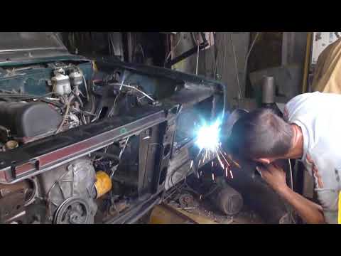 Видео: ВАЗ-2107.  Набор переда, исправление геометрии, сварка.