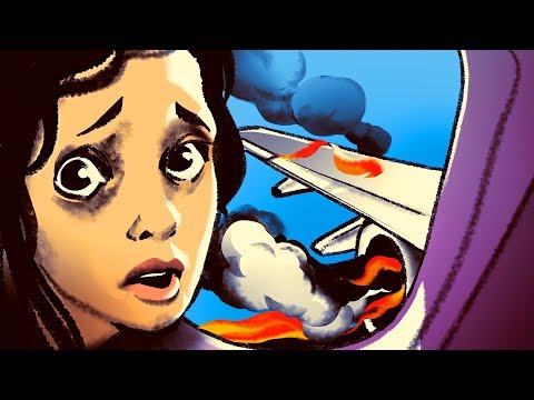 Видео: Самолет загорелся в воздухе, но пилотам чудом удалось спасти 350 жизней