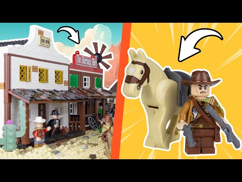 Видео: Как построить Мир Дикого Запада из LEGO?