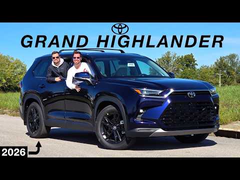 Видео: Toyota Grand Highlander 2026 года — семейный автомобиль, с которым нужно считаться! (Что-нибудь Н...
