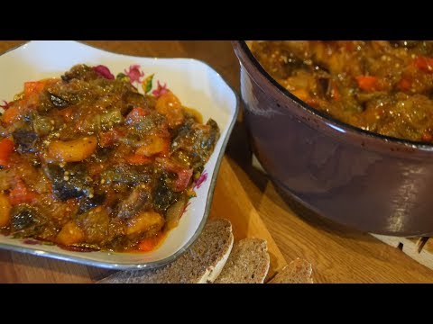 Видео: Соте из баклажанов/Ароматное овощное рагу/Просто и по-домашнему
