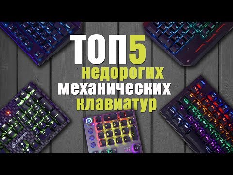 Видео: ТОП 5 бюджетных МЕХАНИЧЕСКИХ игровых клавиатур