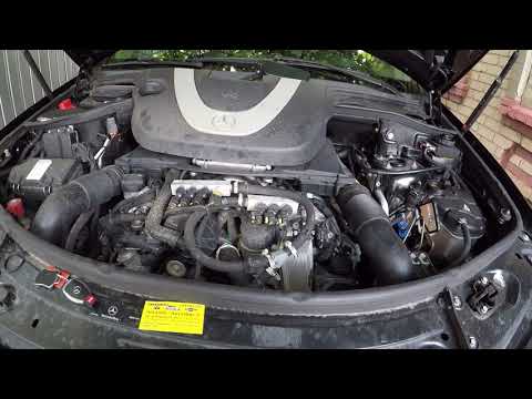 Видео: Замена помпы и термостата.Мерседес МЛ 350 164.