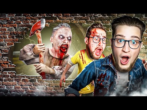 Видео: БАБКА В ЯРОСТИ! СБЕЖАЛИ ОТ ГРЕННИ НА ХАРДКЕОРЕ ЧЕРЕЗ ПОДВАЛ! МЫ ЧУДОМ ВЫЖИЛИ! (GRANNY ESCAPE)