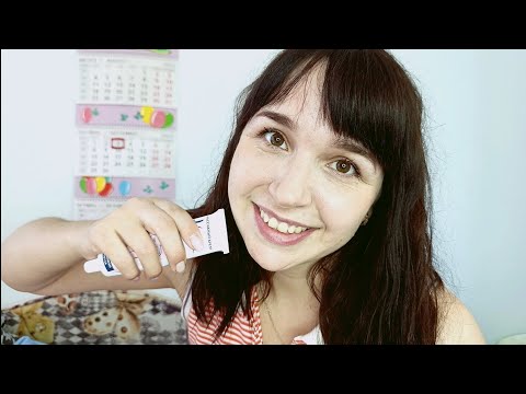 Видео: АСМР Я твоя Мама❤ Массаж лица, шеи и плеч, гель, крем ASMR Face massage