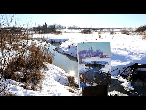 Видео: Пленэр. Этюд маслом #22