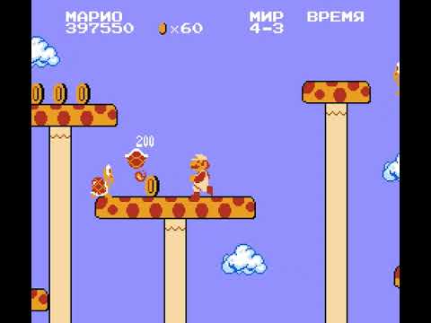 Видео: прохождение Super Mario Bros  (nes)