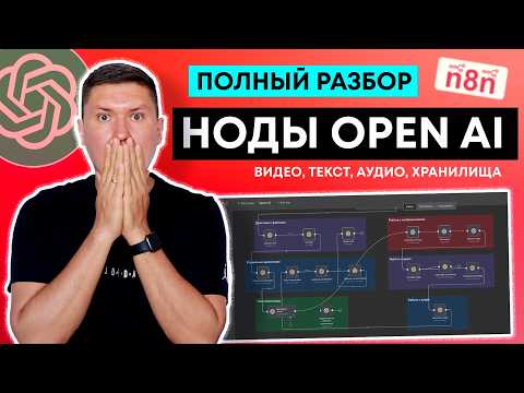 Видео: Все ноды OpenAI в n8n: полный разбор (текст, изображения, аудио, видео)