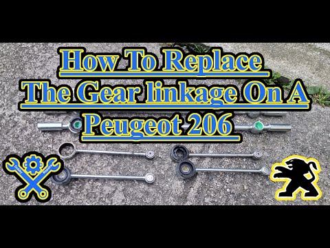Видео: Как заменить тягу переключения передач на Peugeot 206 SW