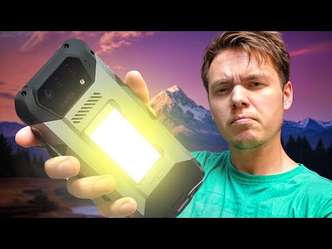 Видео: 8849 HIKE Смартфон с двумя мощными фонарями