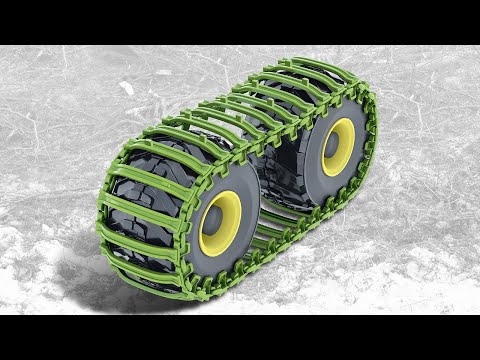 Видео: Производство гусениц противоскольжения Logger