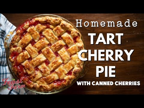 Видео: Рецепт вишневого пирога с консервированной вишней (с нуля)