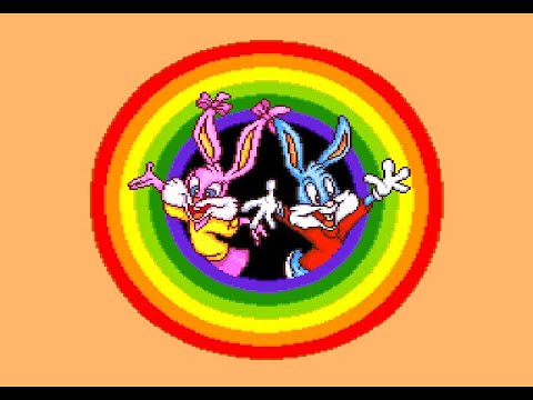 Видео: Tiny Toon Adventures (No Damage) Playthrough (Sega) / Прохождение (Без Повреждений)