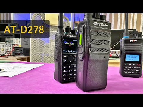 Видео: Anytone AT-D278. Type C, влагозащита, AES, супергетеродин