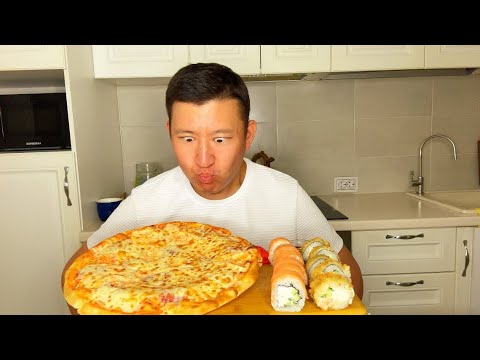 Видео: МУКБАНГ ПИЦЦА РОЛЛЫ НЕ АСМР Mukbang pizza rolls 