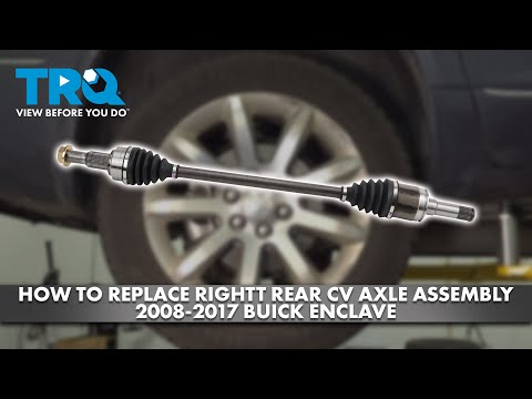 Видео: Как заменить правый задний приводной мост в сборе на Buick Enclave 2008-2017