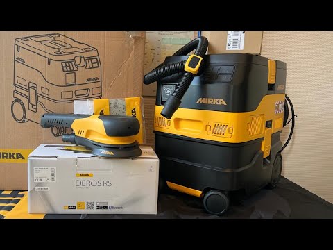 Видео: Mirka Dexos 1217 , Mirka Deros RS - обзор распаковка. Пылесос Mirka Dexos