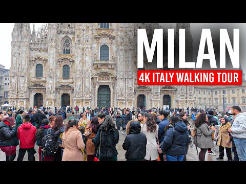 Видео: МИЛАН, Италия 🇮🇹 4 Часа в Городе Элегантности | 4K Пеший Тур