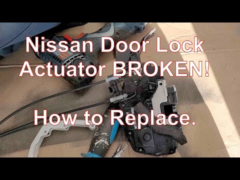 Видео: Привод дверного замка Nissan