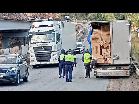 Видео: ДТП❗🚔В НАС ВЛЕТЕЛА ФУРА 🚑 #дальнобой #дтп #газель #фура  #авария