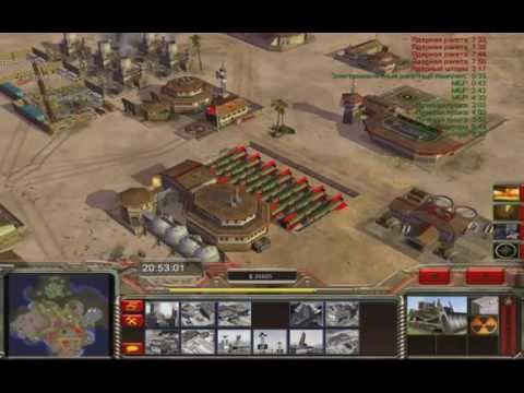 Видео: Случайный Противник играет очень хорошо Command and conquer Generals mod contra 007