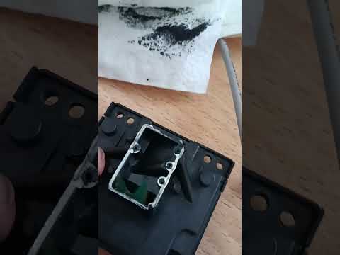Видео: Устройство печатающей головки струйного принтера Epson TX117/ Epson inkjet printer head unit